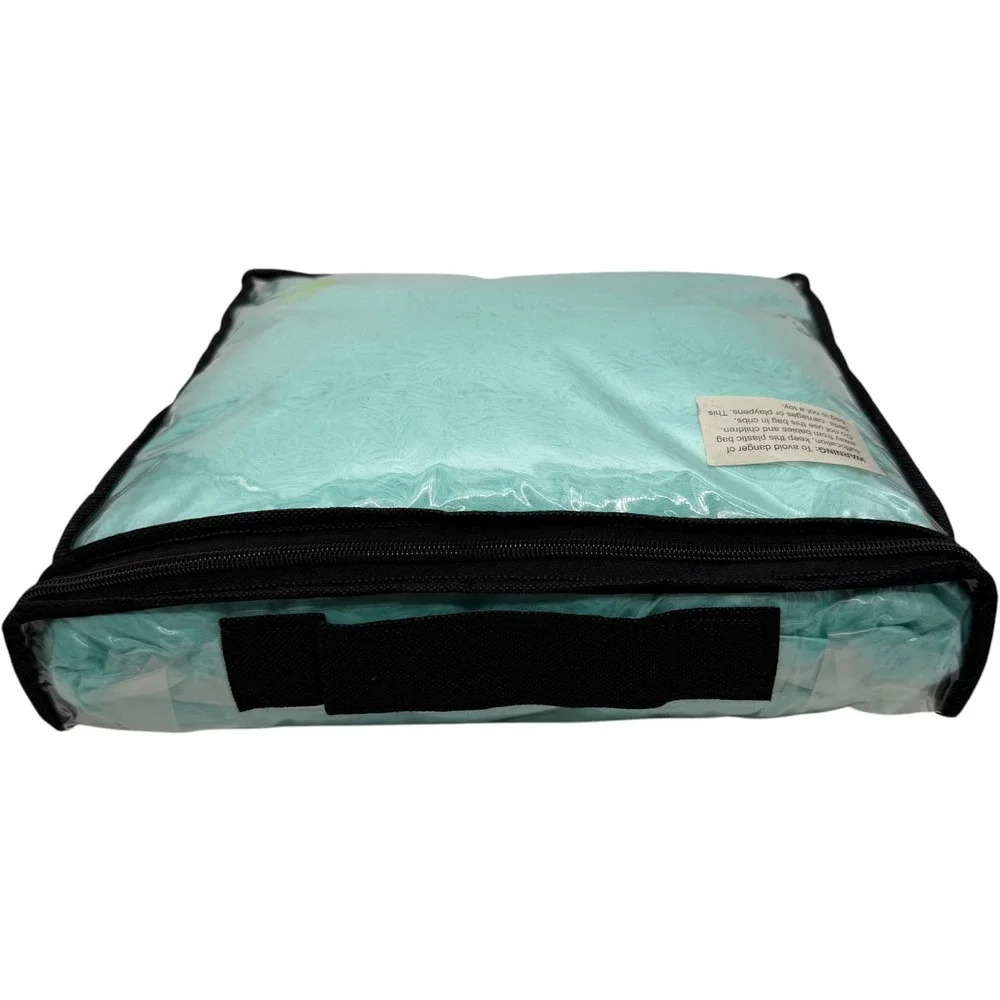 The‎ Connecticut Home Company Luxury Throw Blanket Turquoise 60x70 New Unused